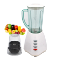 Stainless steel blender with glass jar