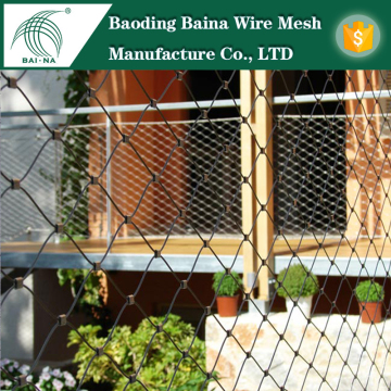 Flexible Stainless Steel Cable Mesh Fence /Cable Wire Mesh Fence Manufacture /Stainless Steel Cable Fencing