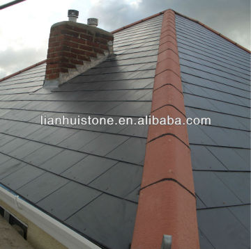 honed black slate roof tile