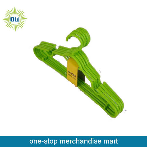 hot sale 5pc plastic clothes hangers