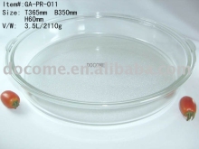 glass baking tray/pan