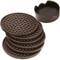 Coasters da bebida do silicone coaster flexível resistente ao calor