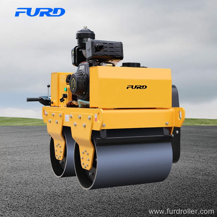 Double Drum Small Wheel Road Roller with Diesel Engine