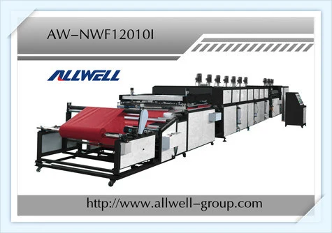 China Hot Selling Full Automatic Non-Woven Fabric Screen Printing Machine