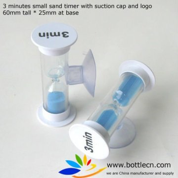3 min sand timer with logo, hourglasses for sale plastic hourglass