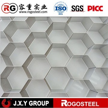 Honeycomb core for minum honeycomb composite partition