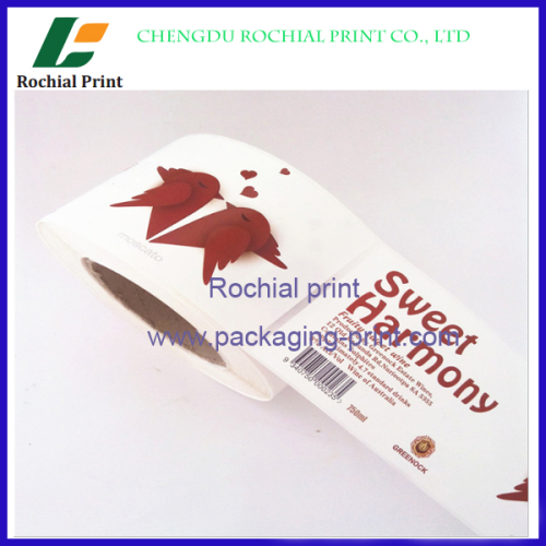 Hot sale custom Roll labels for Baby products printing