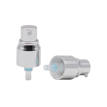 Silver Cream Pump For Bottles 18mm Treatment Pump