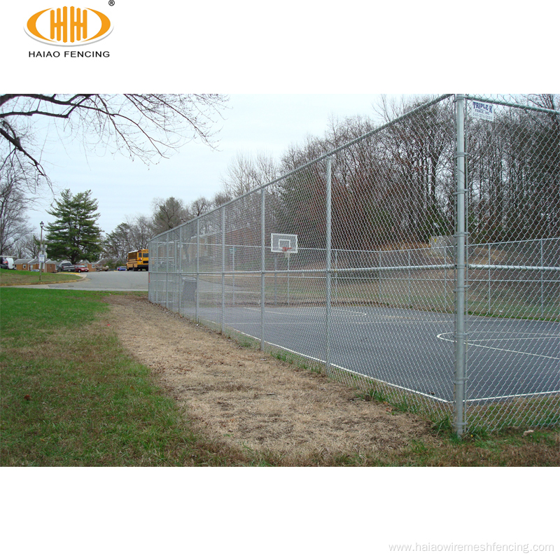 5 foot galvanized temporary construction chain link fence