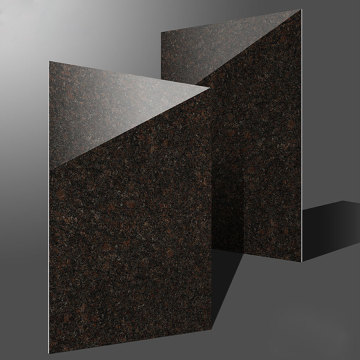 Granite exterior wall tile black
