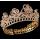 Small Gold Plated Beauty Queen Pageant Crown