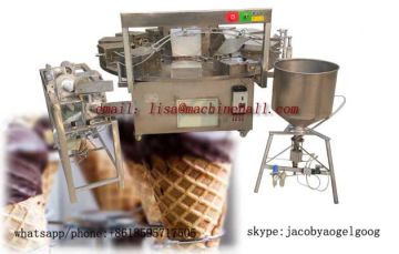 Automatic Ice Cream Waffle Cone Making Machine