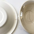 24oz bagasse round bowl 720ml 샐러드 보울