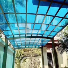 UV protected sunroom pc solid sheet plastic sheet decoration