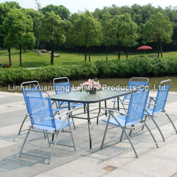 Steel Rectangular Patio Table