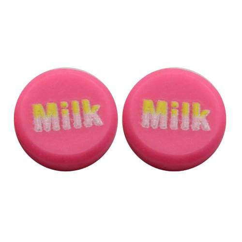 Supply Flatback Chocolate Candy Resin Beads Round Bean Letter Milk Decoration Charms For Scrapbook DIY Art Craft