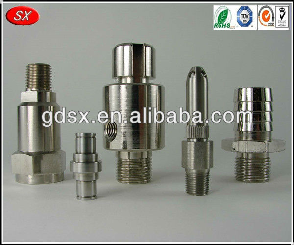 China Dongguan precise half round threaded brass custom nut,custom screw nut