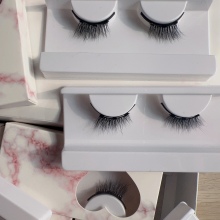 Magnetic False Eyelashes 10-13MM Half Strip LashesReusable Mink Eyelashes No Glue