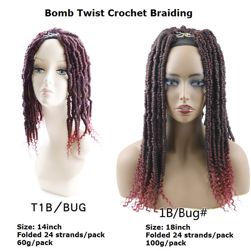 Bomb passion twist crochet hair, pre-twisted crochet braids, mini twist bounce passion twist spring twists