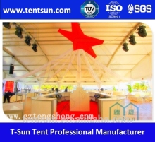 Aluminum arc tent for event