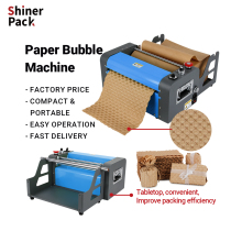 White Kraft Paper Roll Packaging Void Filling Machine