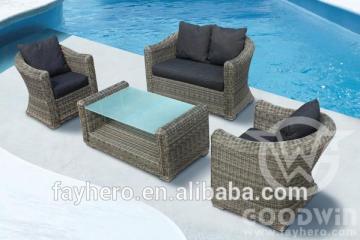 GW3195 new design outdoor furniture rattan sofa suit for garden project hotel project