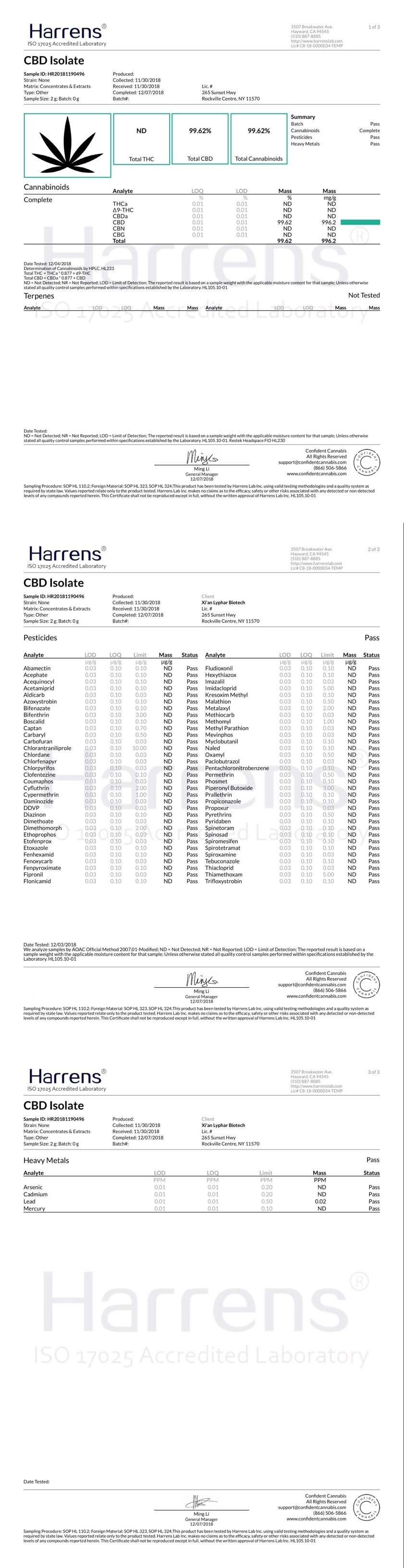 Insen Supply Customs Guaranteed Hemp CBD 99% Cannabidiol CBD Isolate