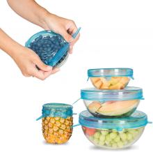 8 pack reusable silicone stretchable covers