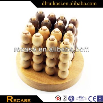 Checkered Block - Brain Teaser Wooden Puzzle