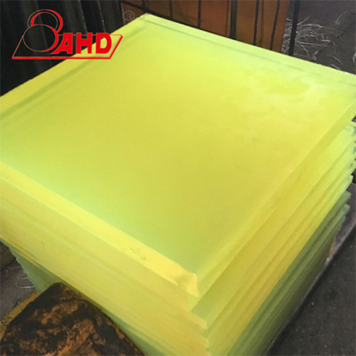 Customized size yellow polyurethane board rubber pu sheet