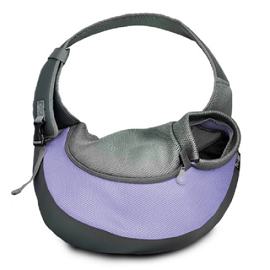 Burgund Große PVC und Mesh Pet Sling