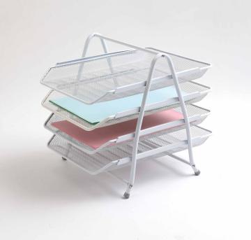 Office Desk Organizer- 4-tier File Tray