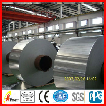 Plain aluminum coil