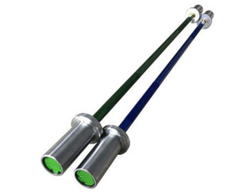 olympic lifting bar with weights