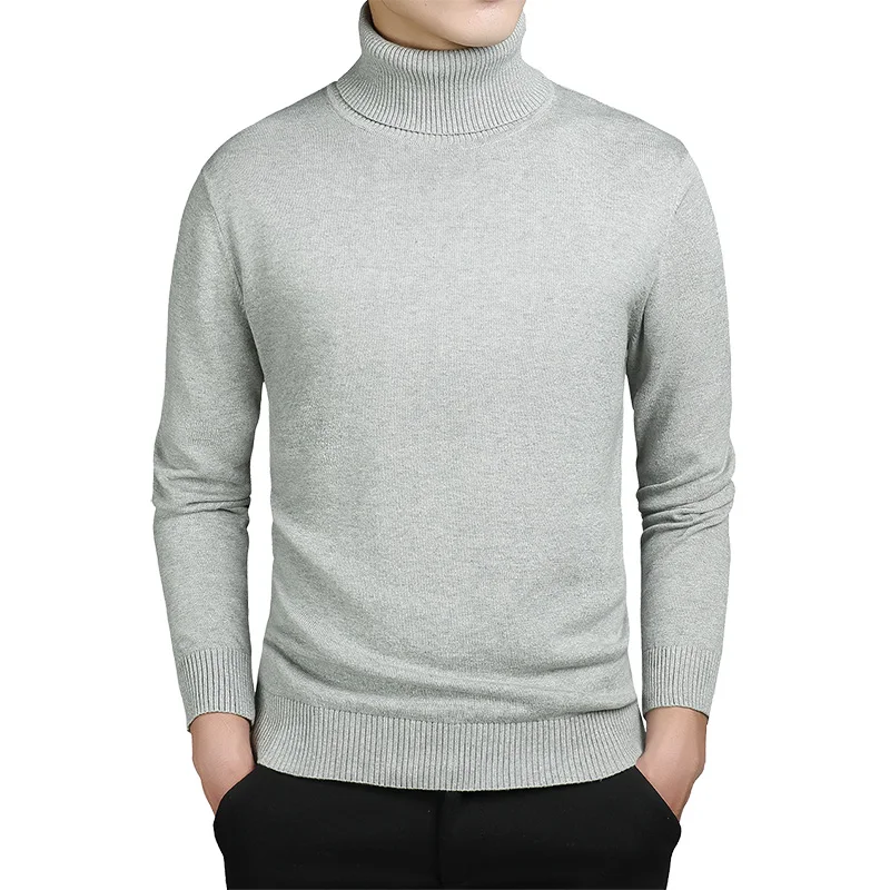 Мужской осенний теплый молодежный пуловер приталенного кроя Men's Autumn Warm Youth Slim-Fit Pullover