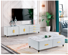 Modern Simple Design TV Stand Coffee Table Sets
