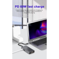 6in1 USB Type-C Hub Laptop Docking Station