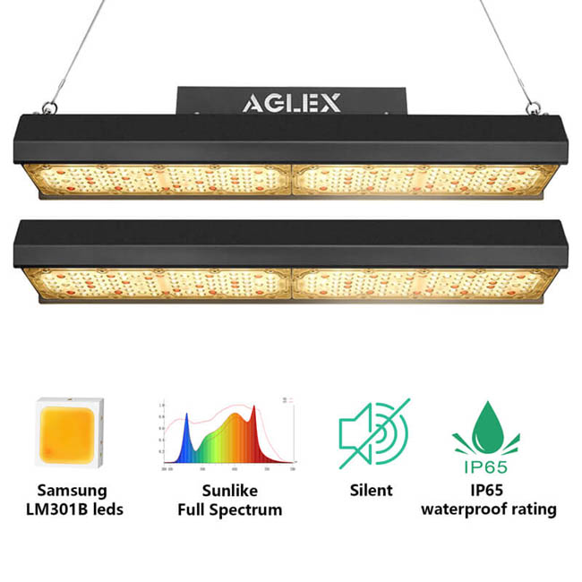 2x4 livraison gratuite hydroponique led linéaire élèvent la lumière