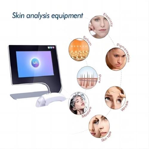 Virtual Facial Skin Scanner Analyzer Hautanalysatormaschine
