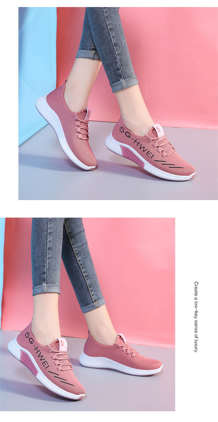 2021 New Fashion High Quality Fashion Comfort Lace-up Women Sneakers Breathable Sport Shoes Female Footwear Running hoes Sports