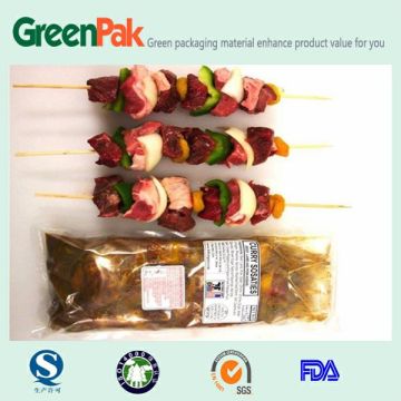 Heating sealing side vacuum packing bag for meat