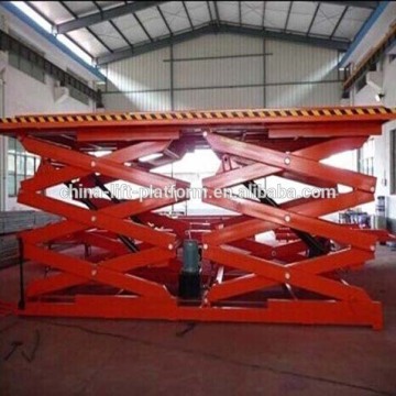 Customized SJG stationary hydraulic car scissor lift/electric stationary man lift