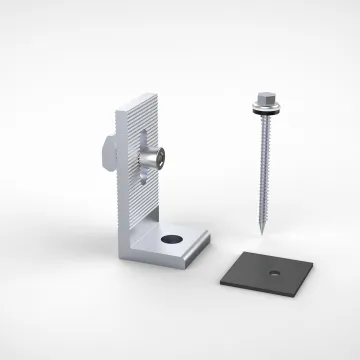 Aluminum L-Feet Brackets for Solar Mounting and Roof Installation