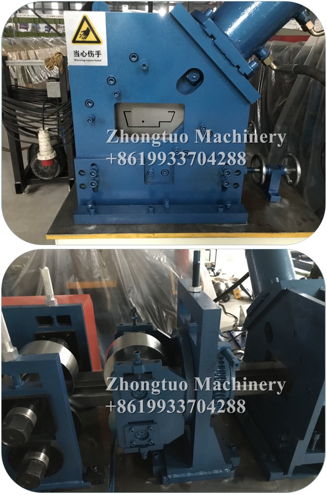 Automatic galvanized steel door frame making machine