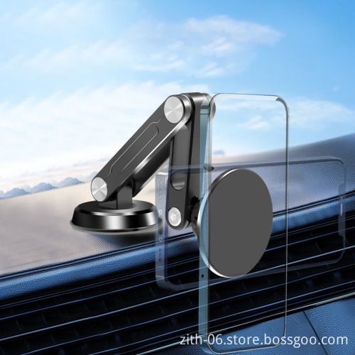Aluminum Magnetic 360° Swivel Phone Holder for Navigation and Calls