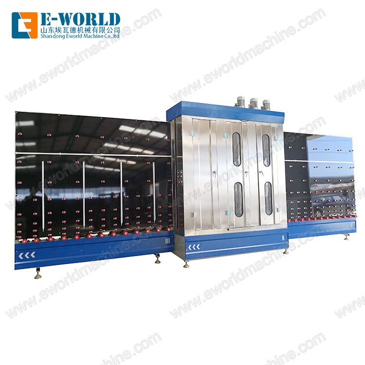 Vertical Glass Washing Cleaning Machine For Float Glass