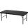 20" x 48" Folding Table Black For Dining