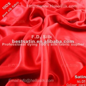 F.D.Dyed gold satin fabric