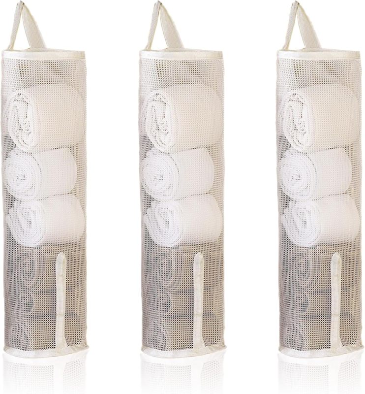 Hanging Sock Organizer,3 Pack Mesh Storage Bags