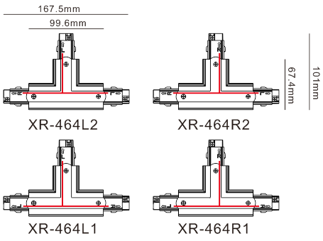 lighting Track T Connector